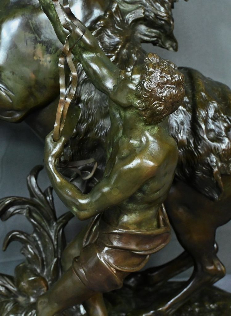 Large bronze "Le Cheval de Marly" after Coustou - Early 20th century