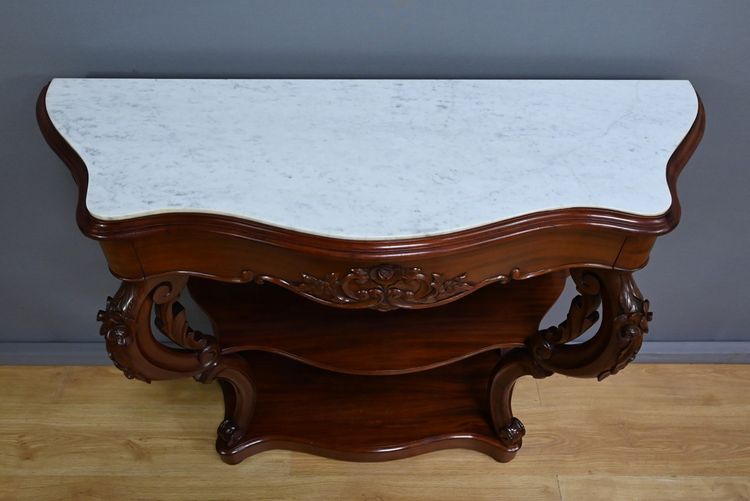 Console en Acajou, époque Napoléon III – 2ème Partie XIXe