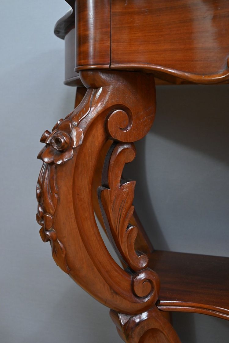Console en Acajou, époque Napoléon III – 2ème Partie XIXe
