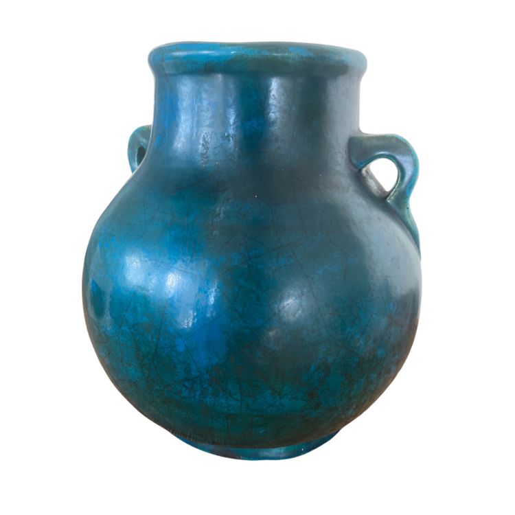 Vase aus emailliertem Steingut, signiert Edmond Lachenal (1855-1948)