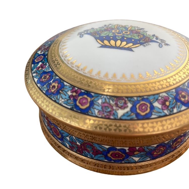 Bonbonnière en porcelaine de Limoges – Manufacture Céramique Limousine, 1952