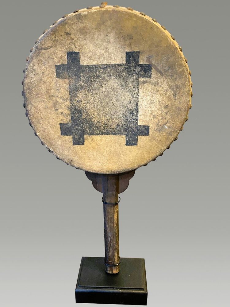 Ensemble De Tambour Japonais Antique  - Japon - XIXème Siècle