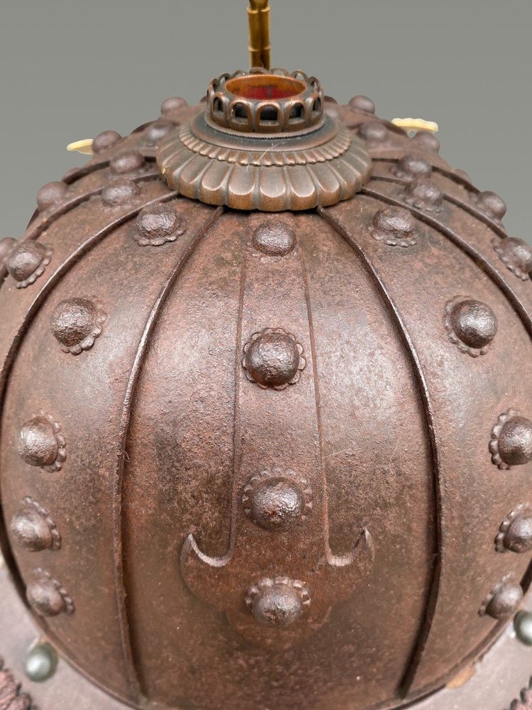 Kabuto De Samouraï Debut Edo à Gros Rivets -XVII eme siecle