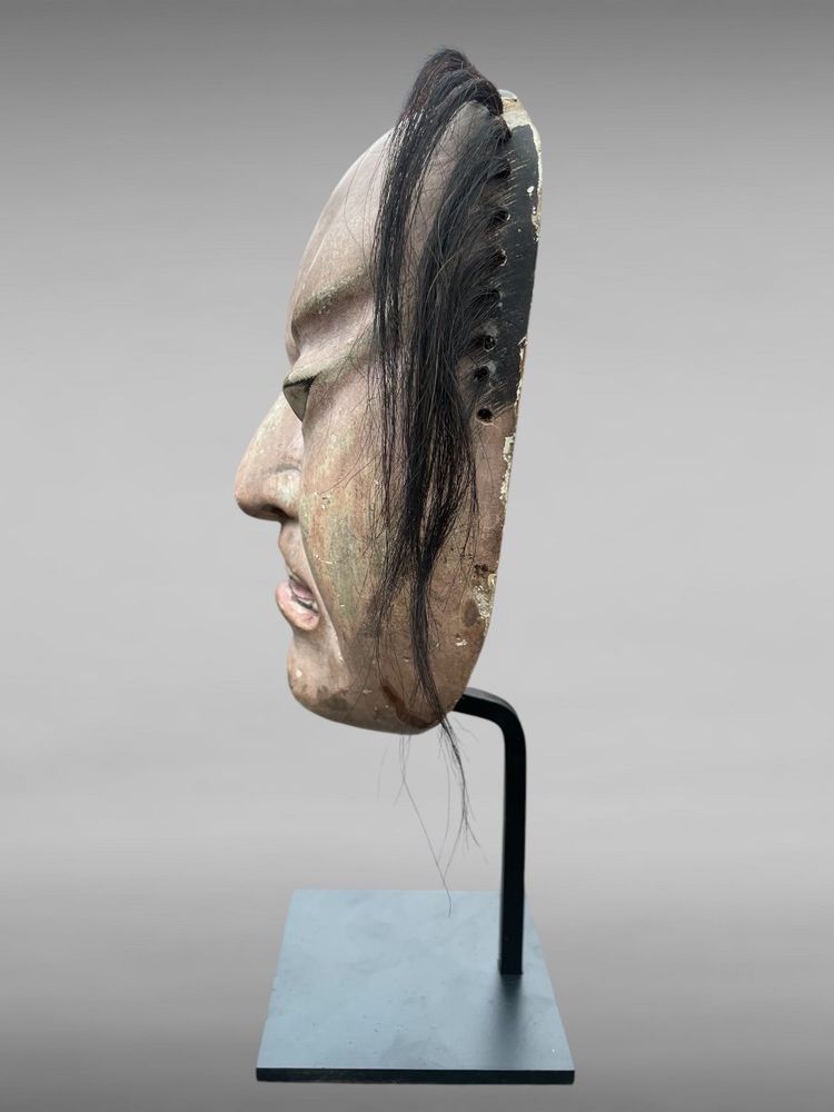 Maschera del teatro Noh - Periodo Edo (1603-1868).