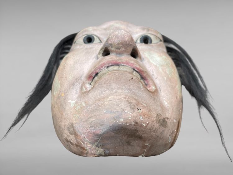 Maschera del teatro Noh - Periodo Edo (1603-1868).