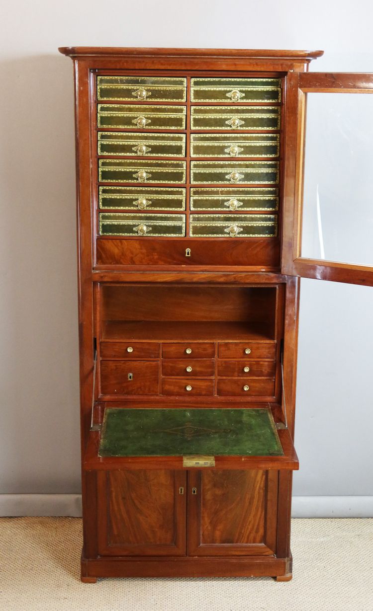 cardboard secretary Louis XVI period