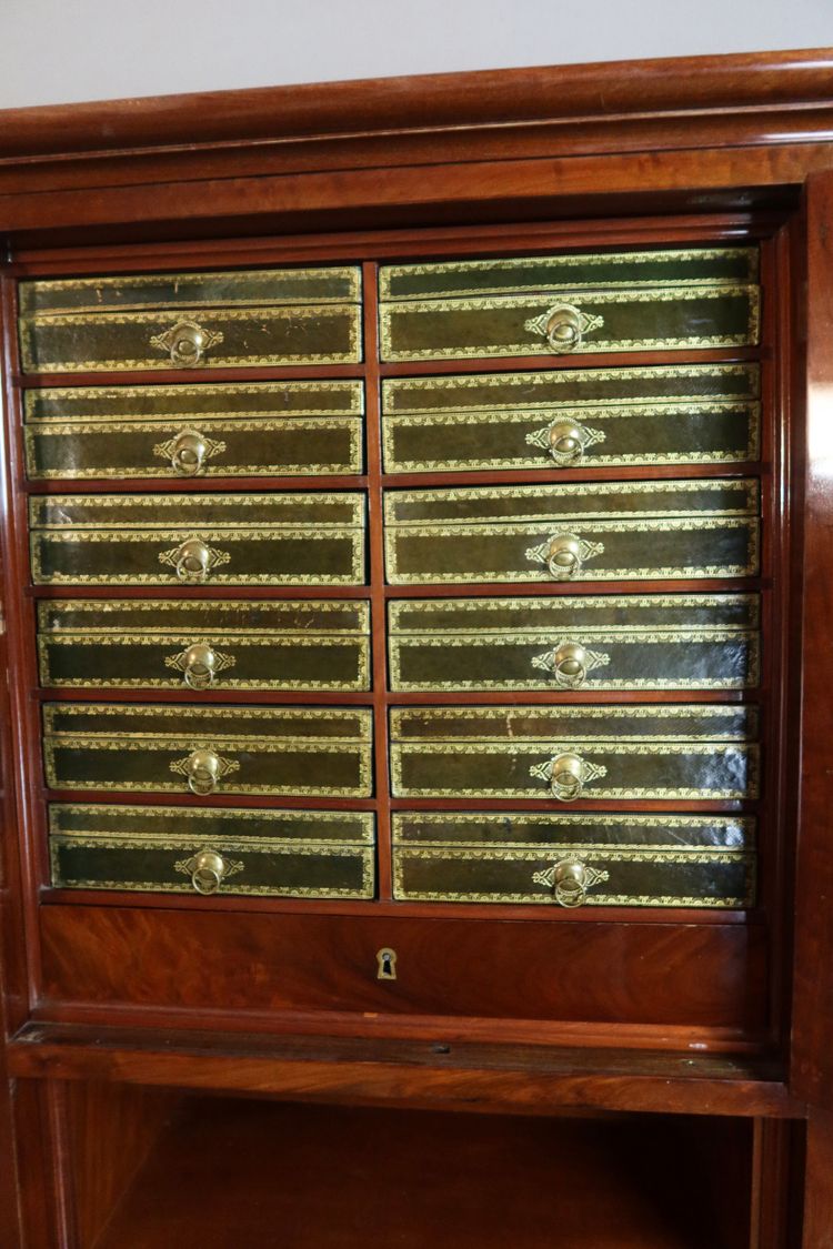 cardboard secretary Louis XVI period