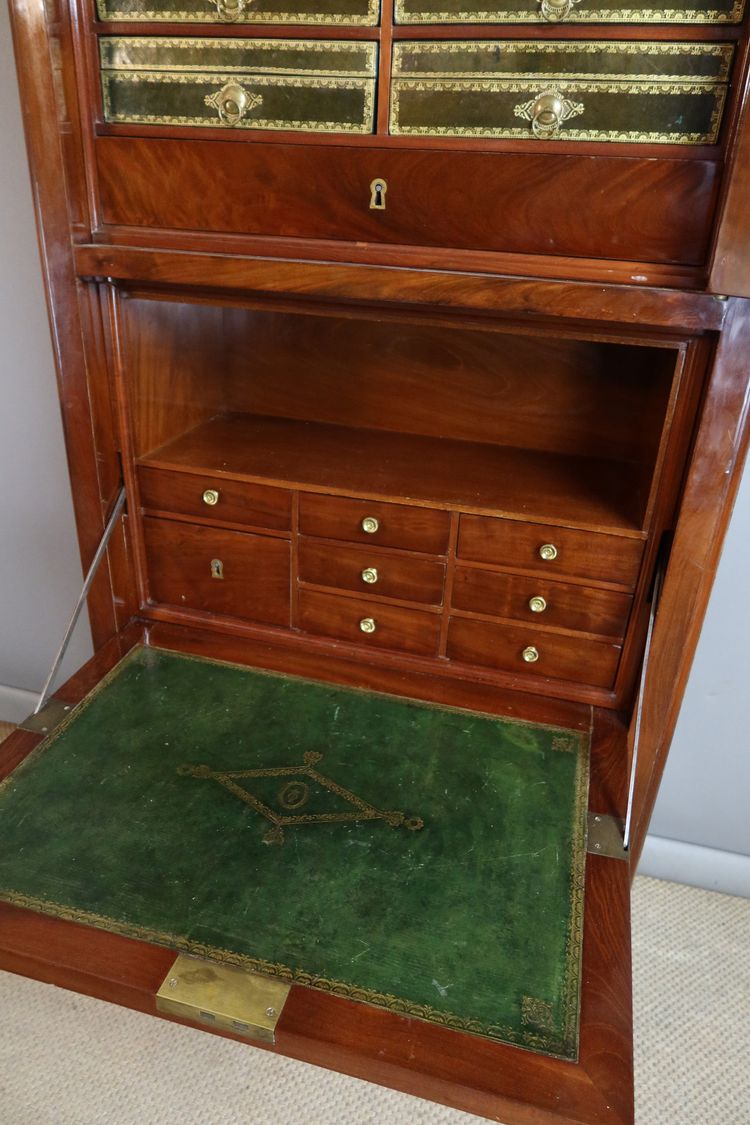 cardboard secretary Louis XVI period