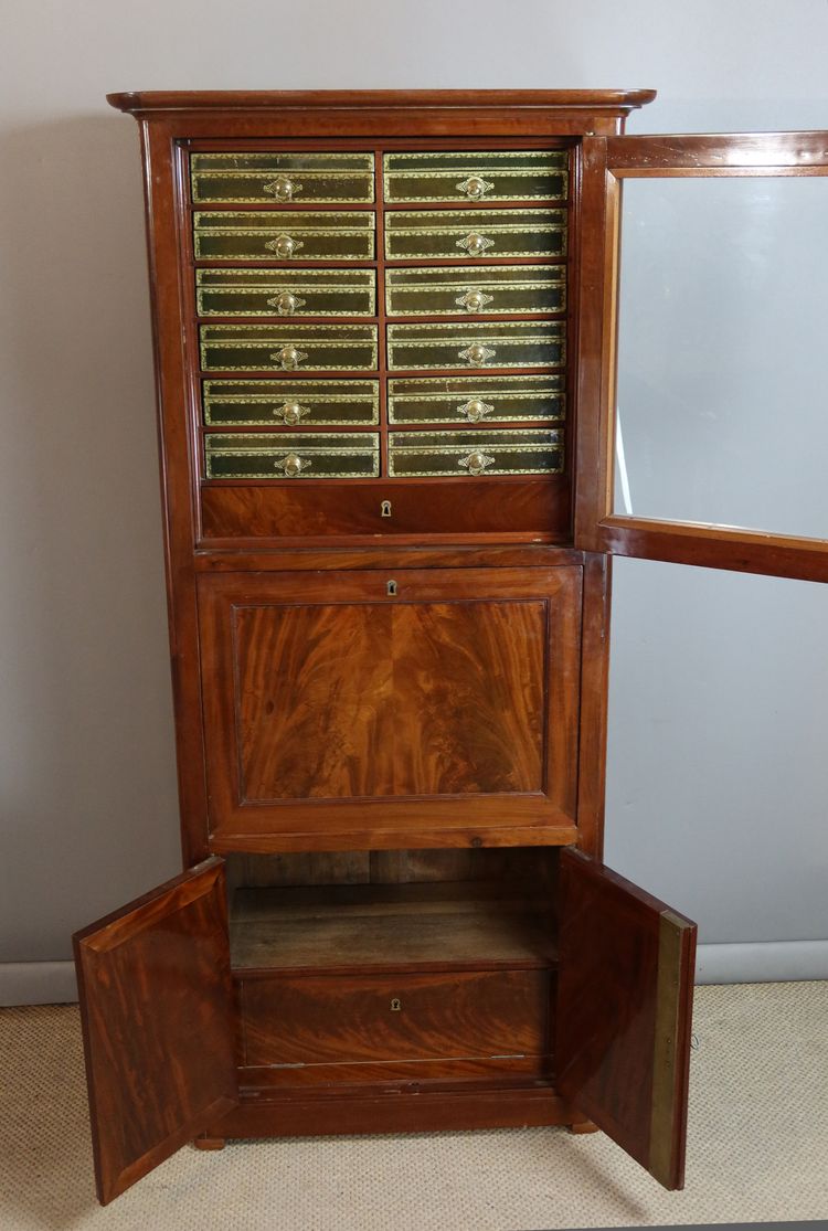 cardboard secretary Louis XVI period