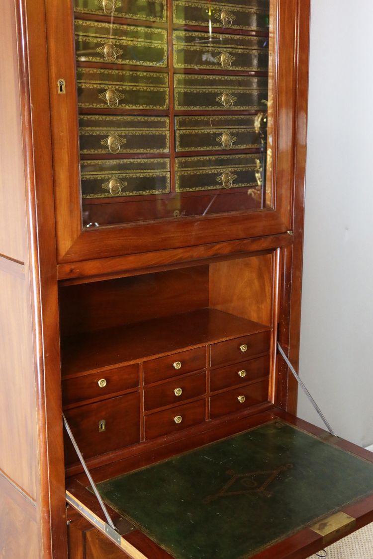 cardboard secretary Louis XVI period