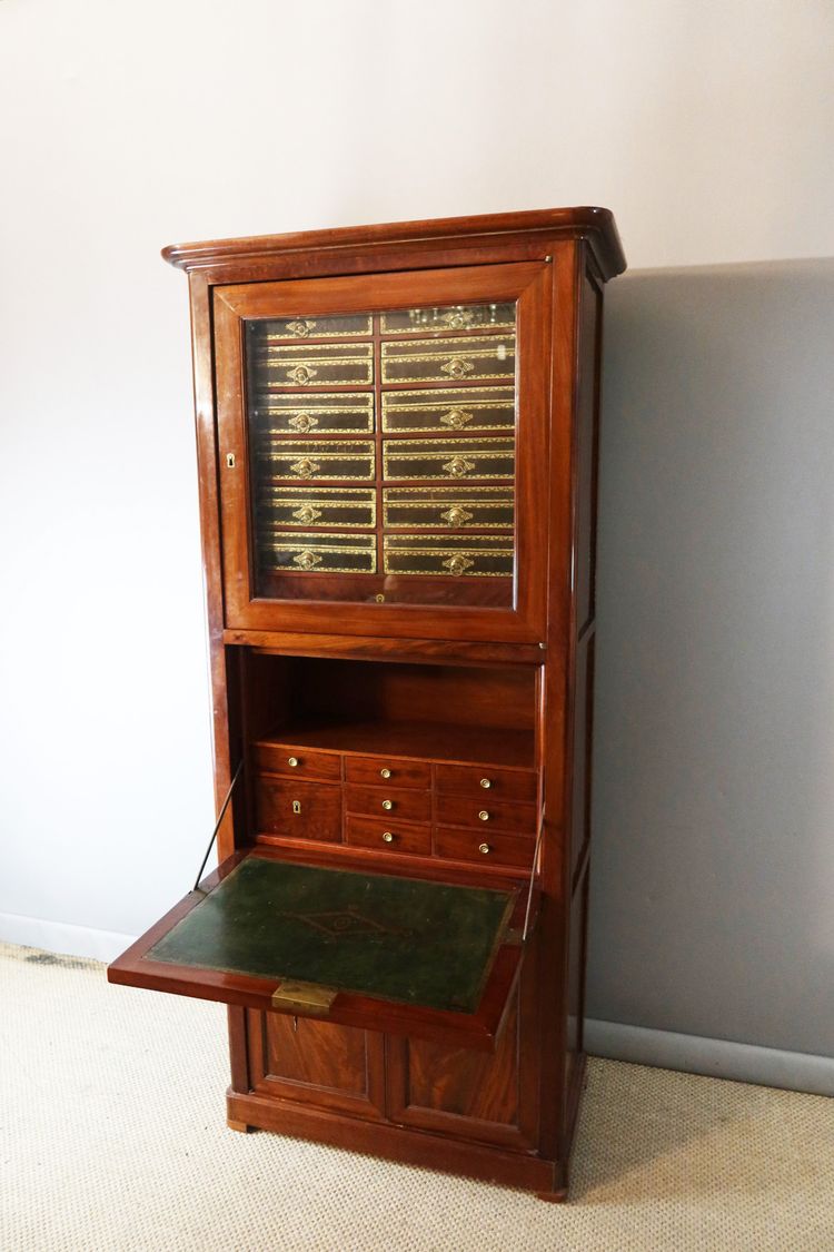 cardboard secretary Louis XVI period