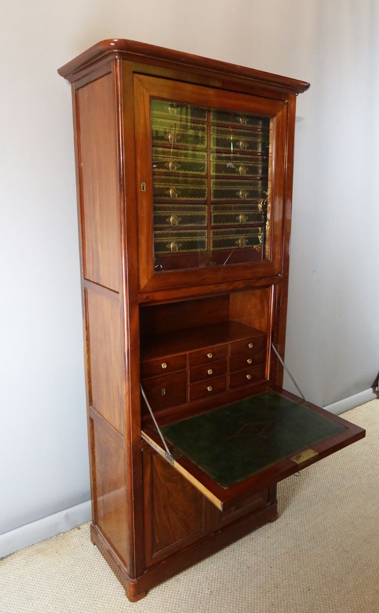 cardboard secretary Louis XVI period