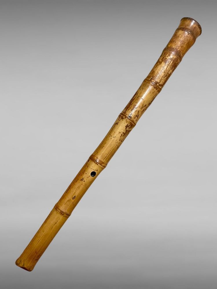 Ensemble De Trois Flutes En Bambou - Période Edo (1603-1868).