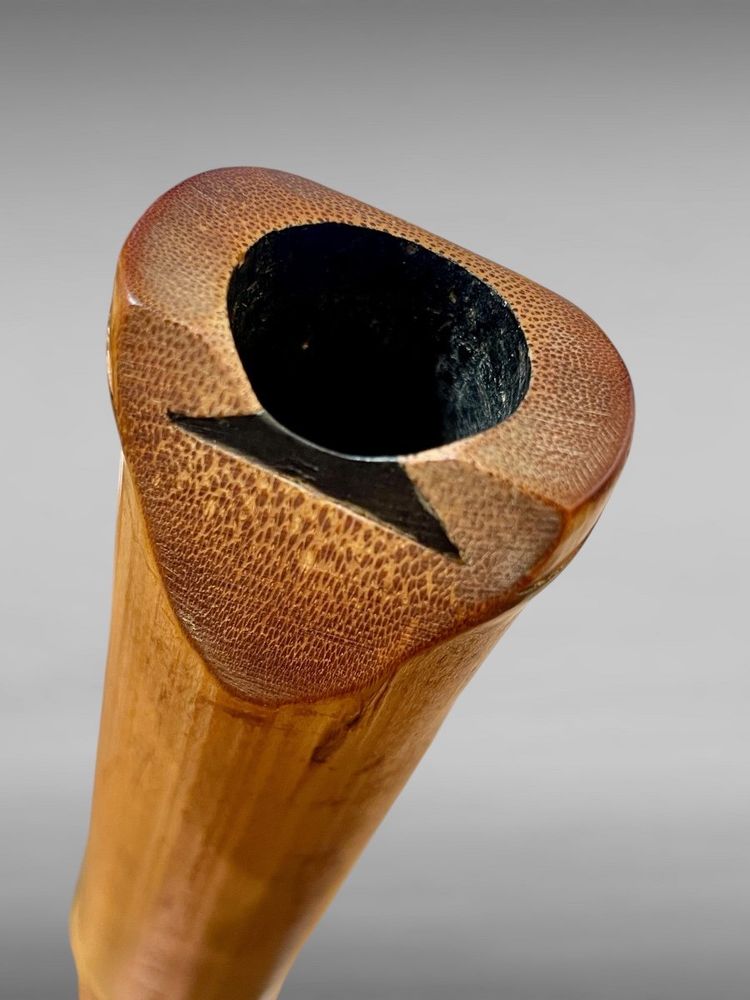 Ensemble De Trois Flutes En Bambou - Période Edo (1603-1868).