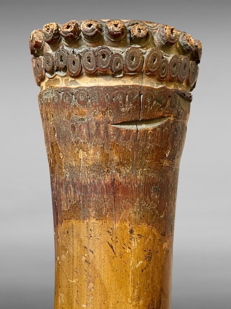 Ensemble De Trois Flutes En Bambou - Période Edo (1603-1868).