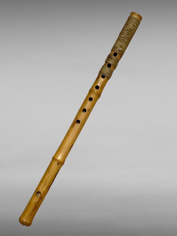 Ensemble De Trois Flutes En Bambou - Période Edo (1603-1868).