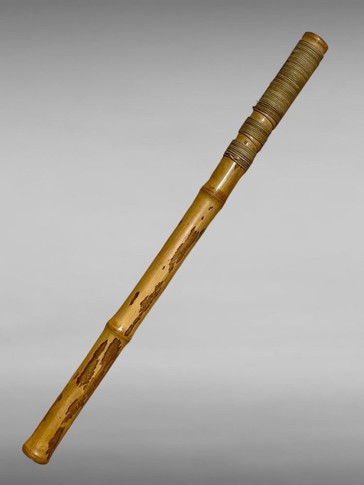 Ensemble De Trois Flutes En Bambou - Période Edo (1603-1868).