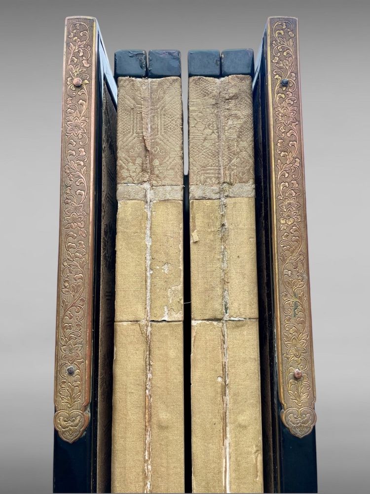 Paravento pieghevole a sei ante - Periodo Edo (1603 - 1868).