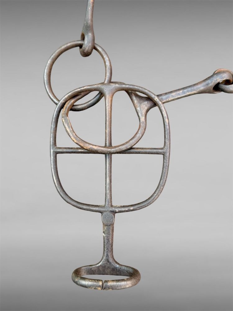 Morso per cavallo in ferro battuto - Periodo Edo (1603 - 1868).
