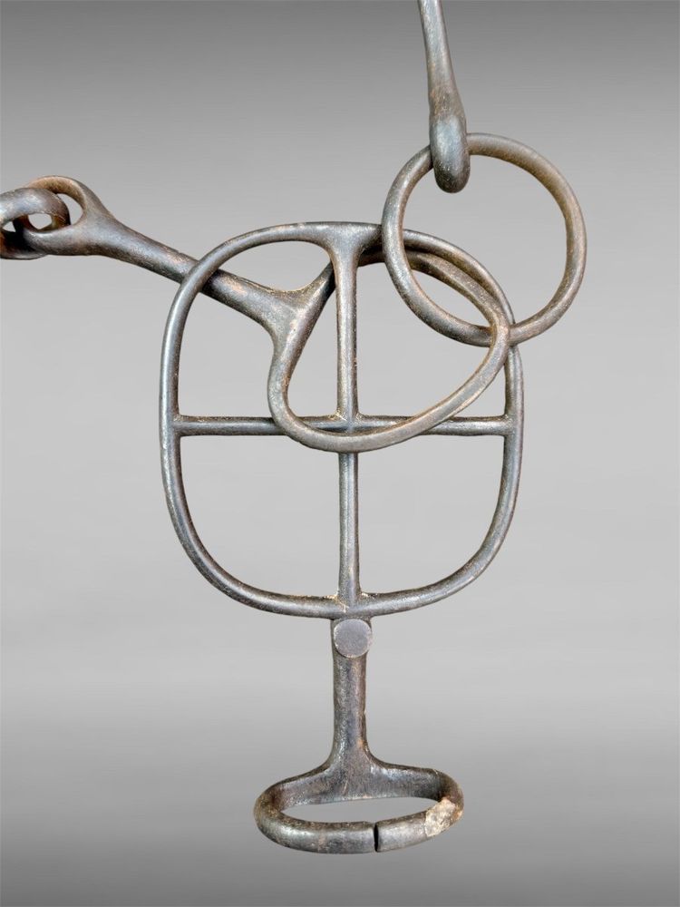 Morso per cavallo in ferro battuto - Periodo Edo (1603 - 1868).