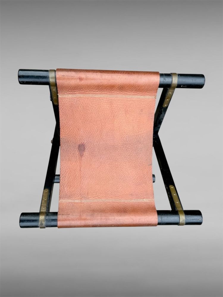 Samurai-Kurule Klappsitz - Japan - Meiji-Zeit (1868-1912).