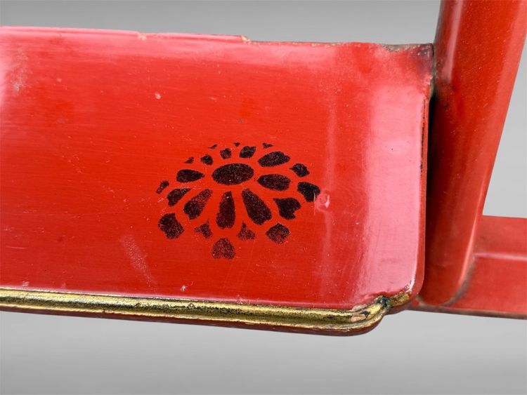 Sedile pieghevole Samurai Curule - Periodo Meiji (1868-1912).