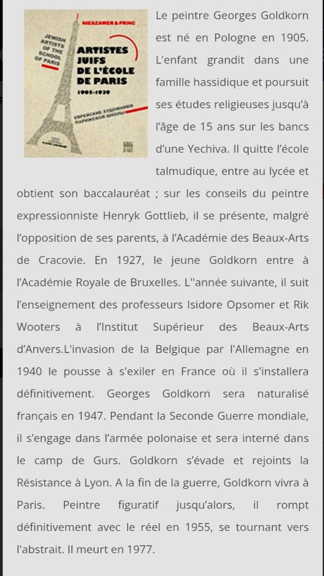 Georges GOLDKORN 1905/1977