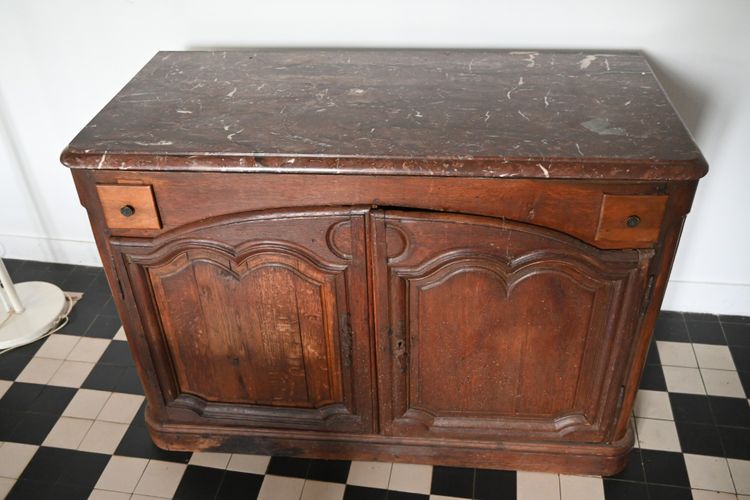 Credenza da caccia in legno naturale del XVIII secolo