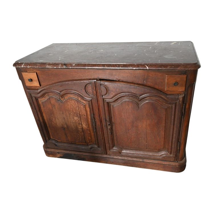 Credenza da caccia in legno naturale del XVIII secolo