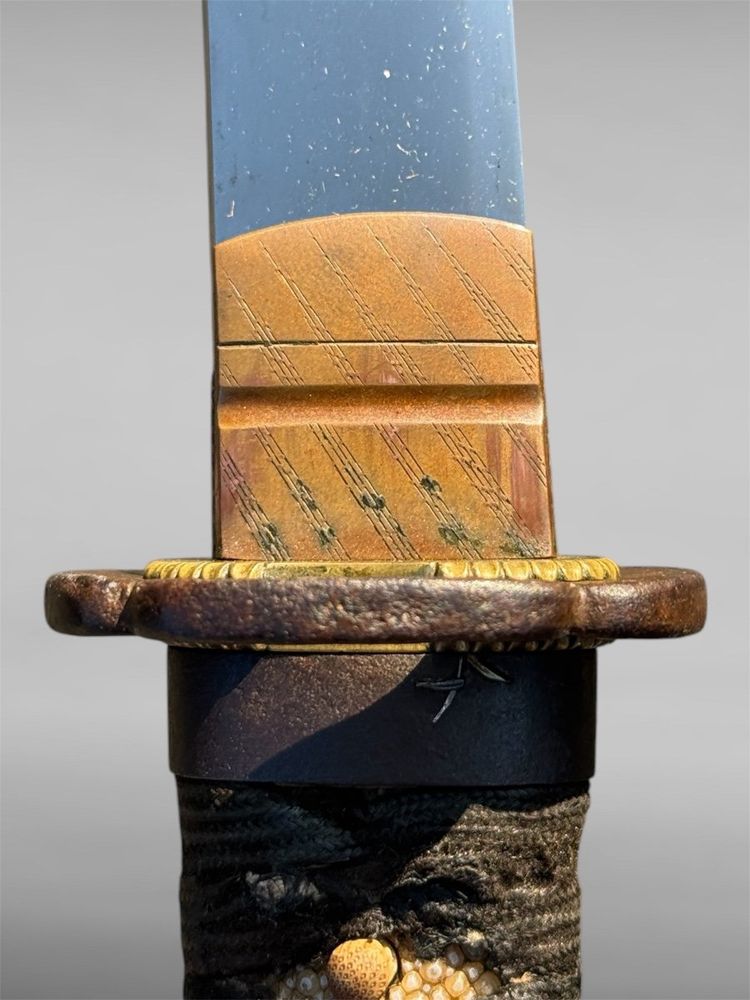 Signiertes Samurai-Tanto - Edo-Zeit (1603-1868).