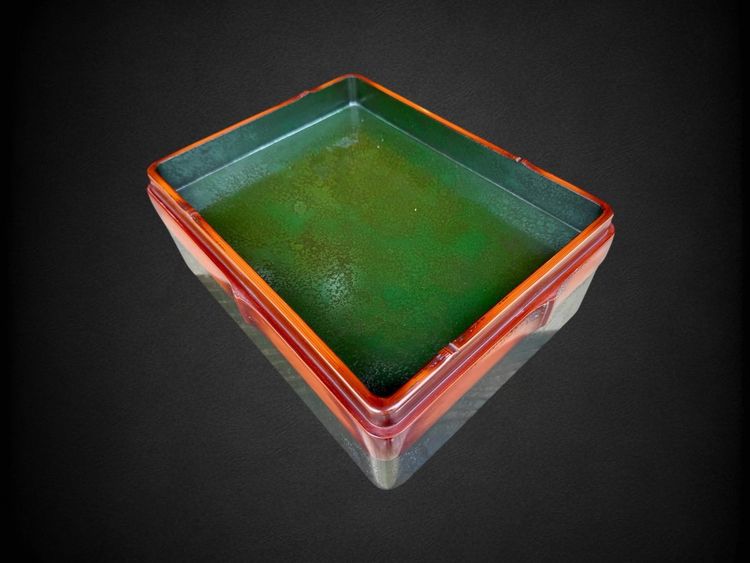 Boite Shikki De Niigata En Laque à L’imitation Du Bambou - Ere Showa (1926-1989).