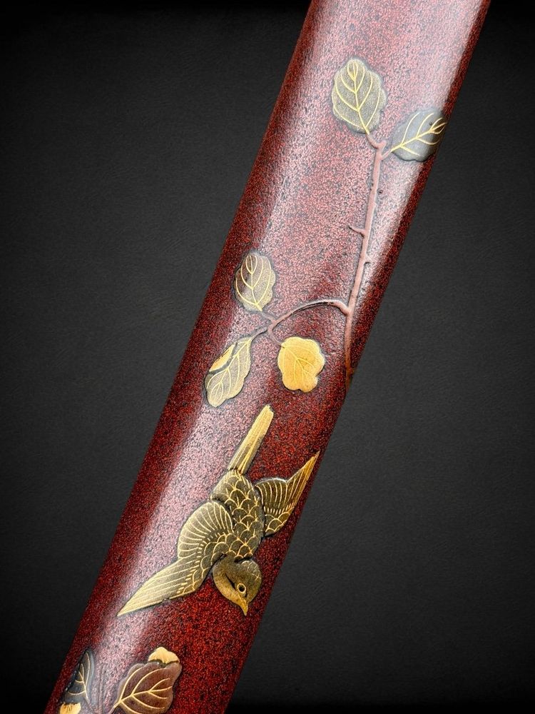 Wakizashi Von Samurai, Sehr Schöne Saya - Edo-Zeit (1603-1868).