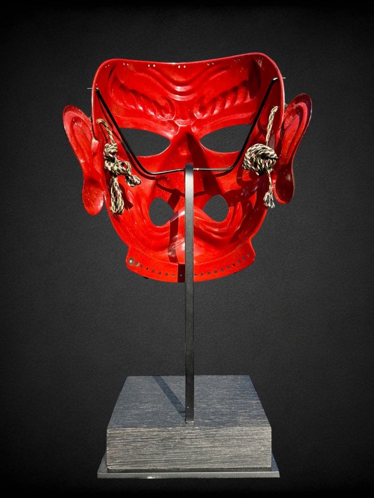 Somen Tengu En Fer Forgé De Fukutake Ichiro (1928-2002).