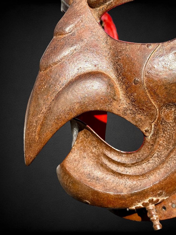 Somen Tengu En Fer Forgé De Fukutake Ichiro (1928-2002).