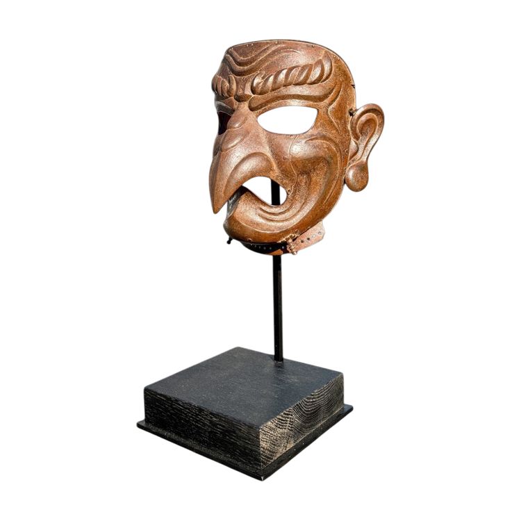 Somen Tengu En Fer Forgé De Fukutake Ichiro (1928-2002).