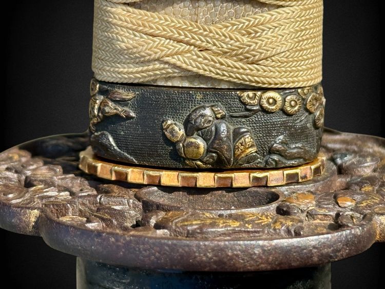 Spada Katana giapponese, firmata Kiyoshige, con certificato NBTHK - inizio Edo (XVII secolo).