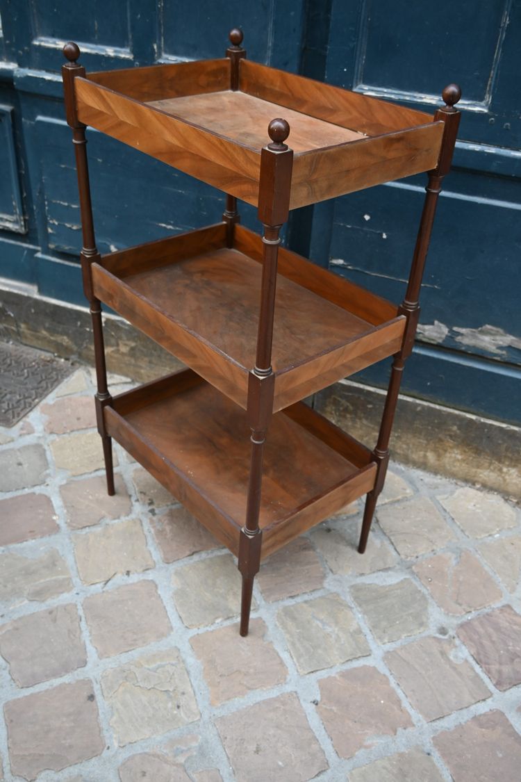 small mahogany basin table, XIXth century
