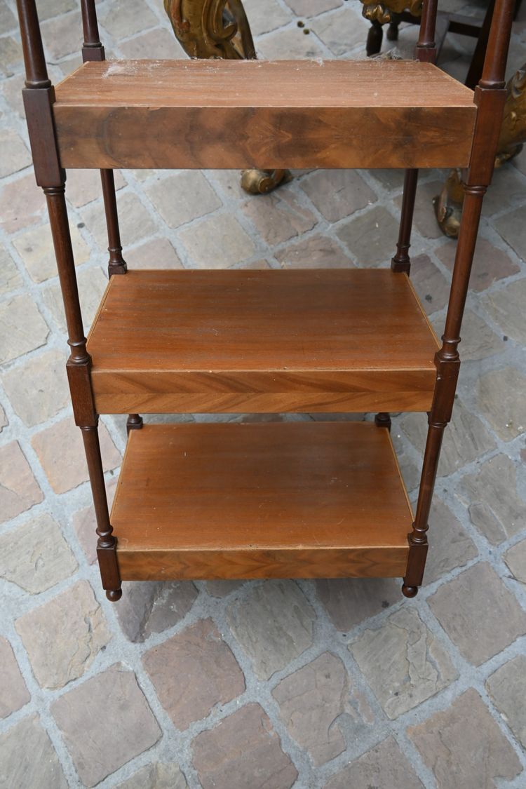 small mahogany basin table, XIXth century