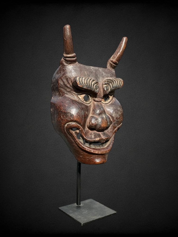 Oni Noh Theater Mask - Edo period (1603 - 1868).