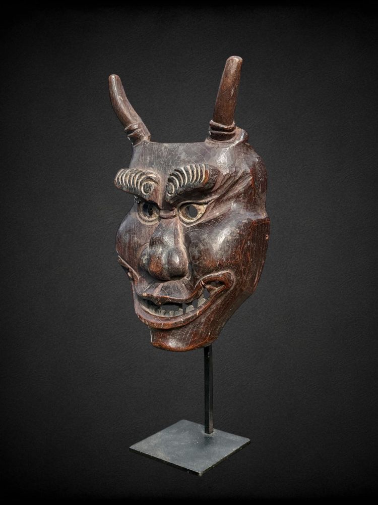 Oni Noh Theater Mask - Edo period (1603 - 1868).