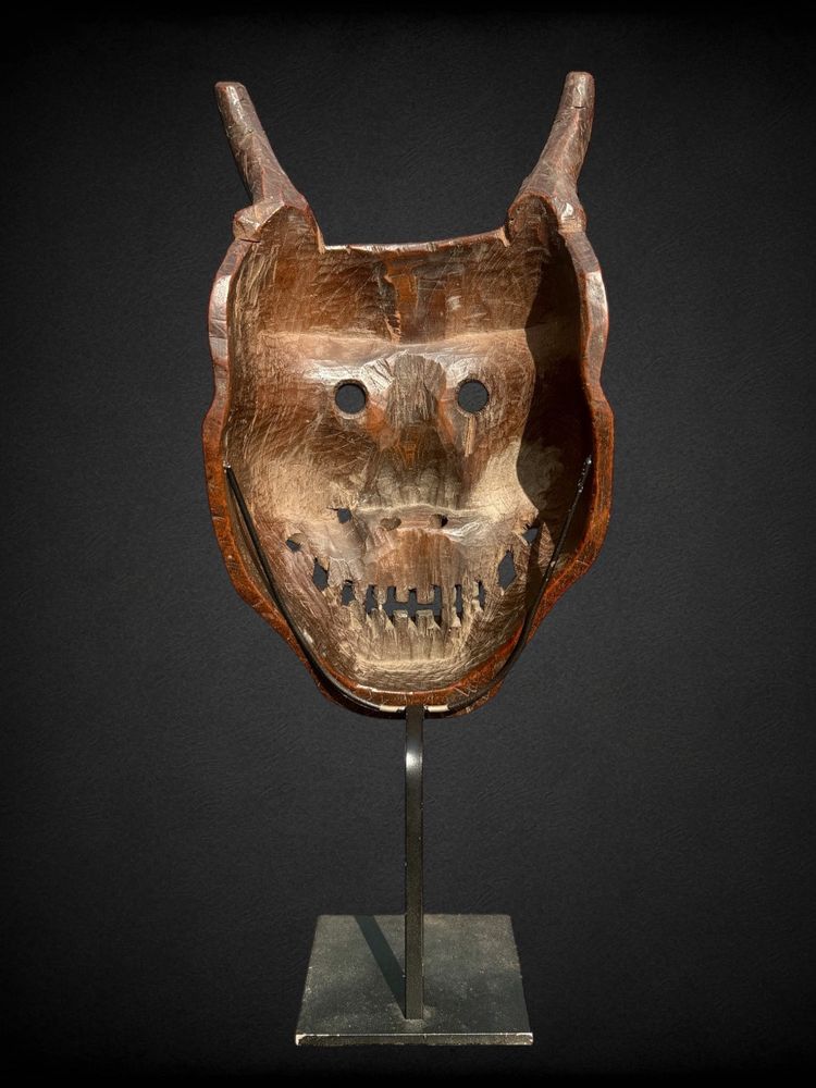 Oni Noh Theater Mask - Edo period (1603 - 1868).