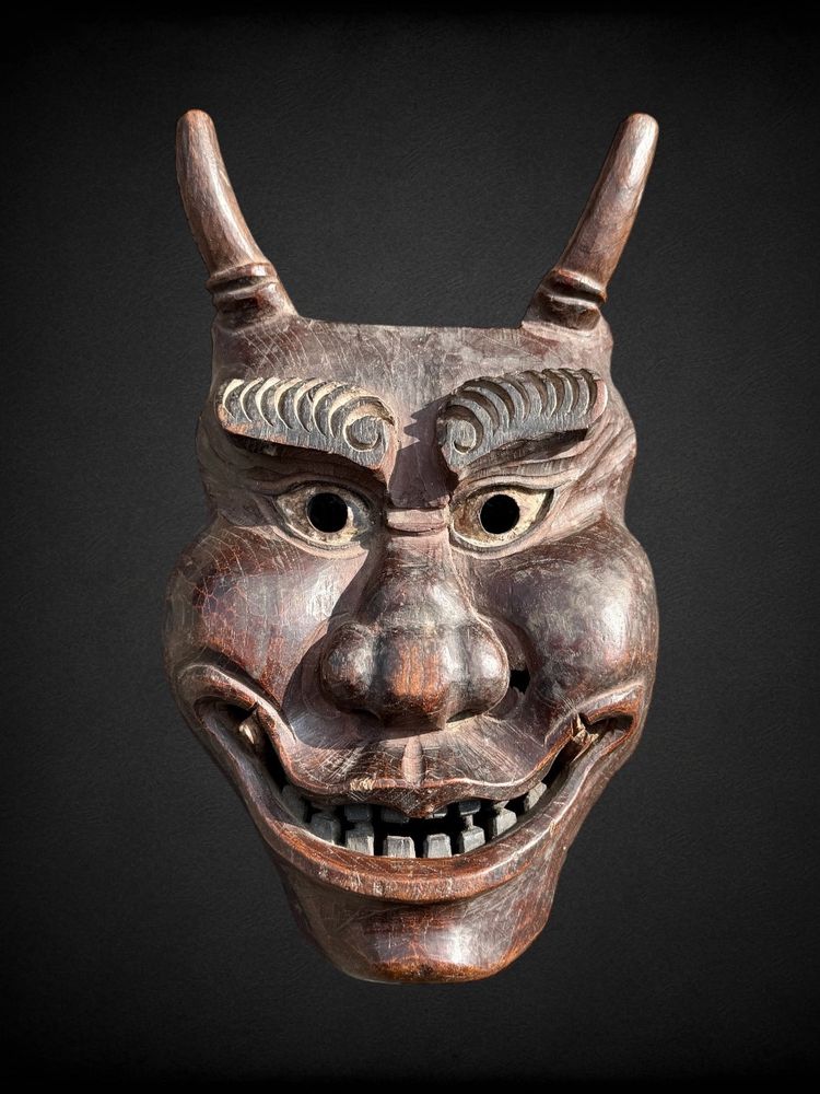 Oni Noh Theater Mask - Edo period (1603 - 1868).