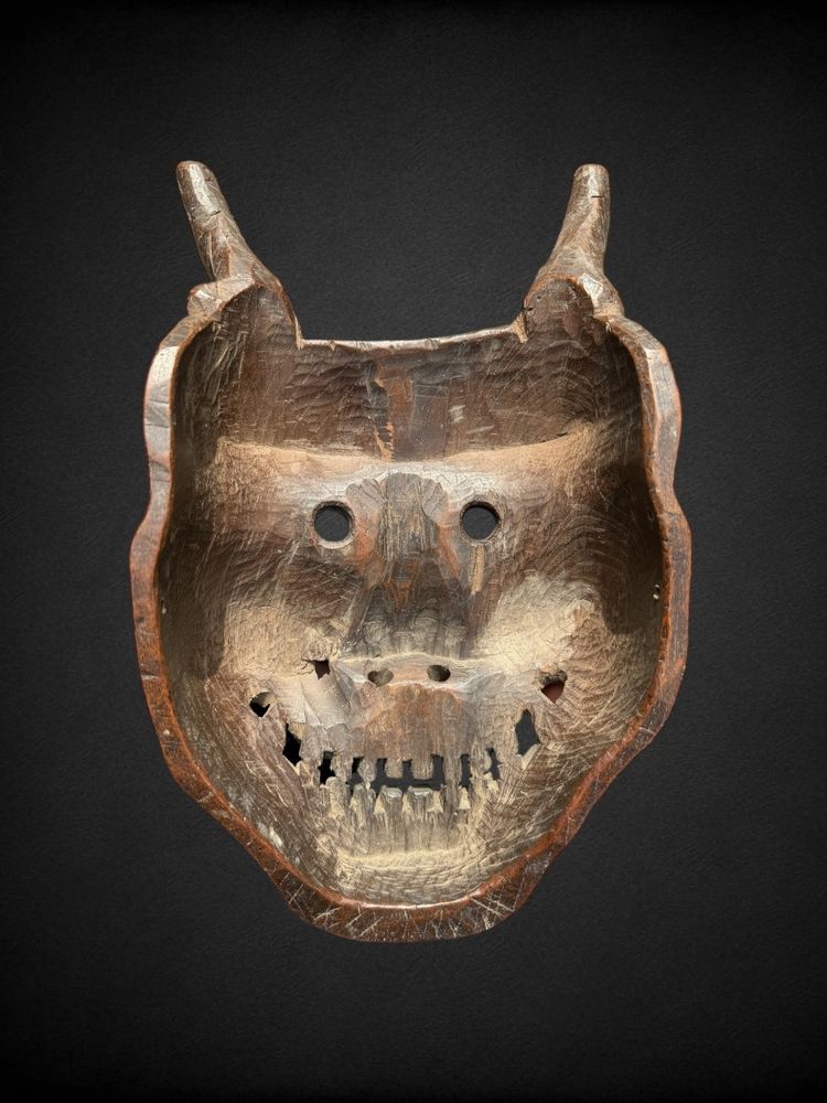 Oni Noh Theater Mask - Edo period (1603 - 1868).