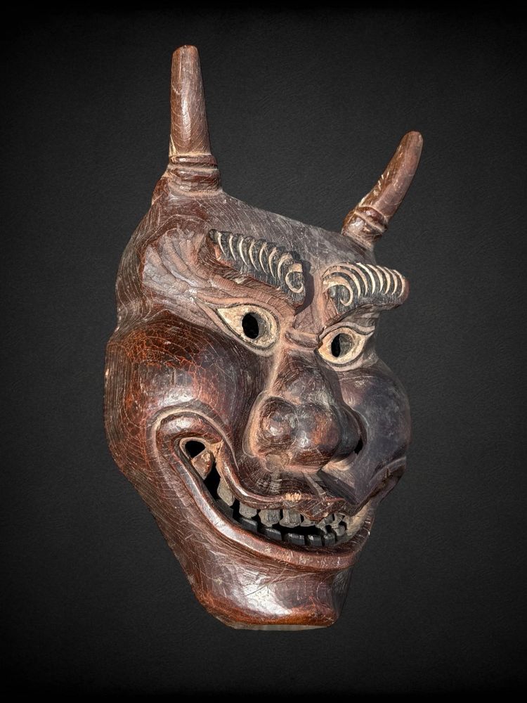 Oni Noh Theater Mask - Edo period (1603 - 1868).