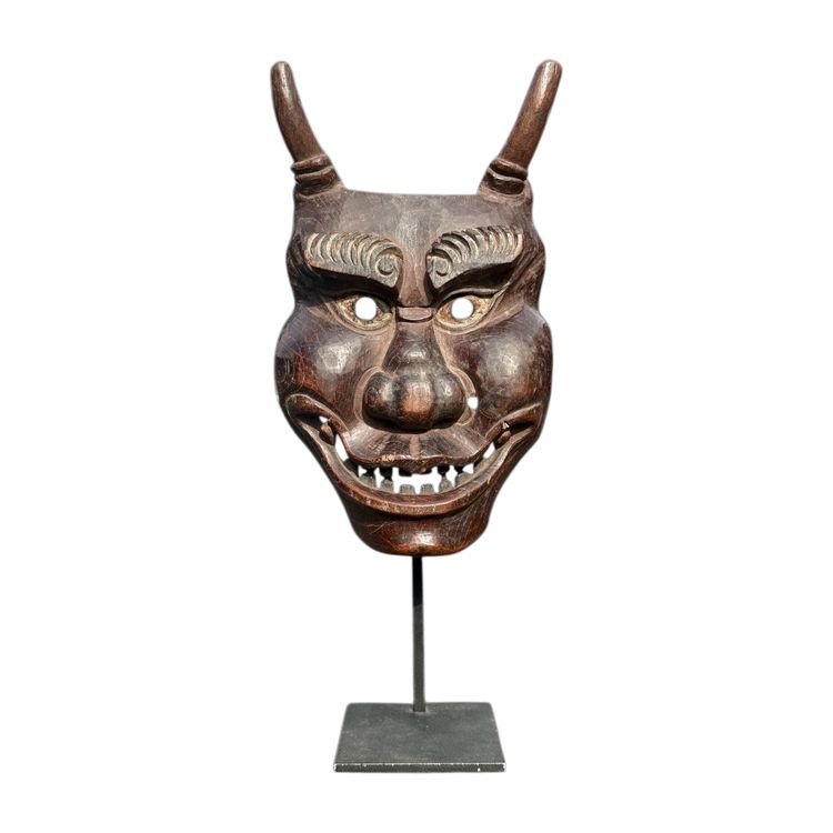 Oni Noh Theater Mask - Edo period (1603 - 1868).