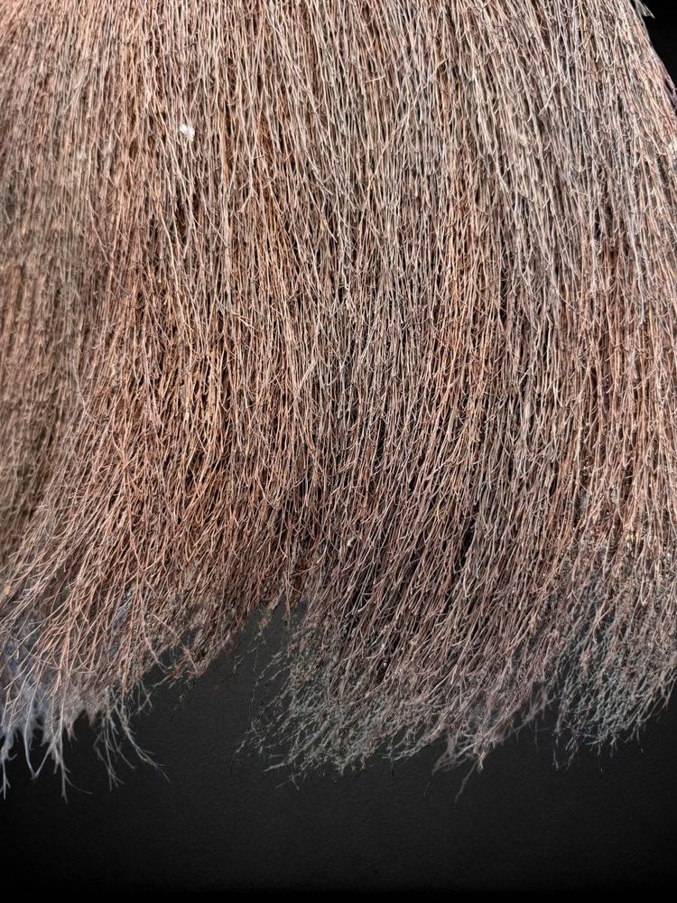 Culture Aïnu - Coiffe De Pluie En Fibre Végétale Tressée - XIXe Siècle.