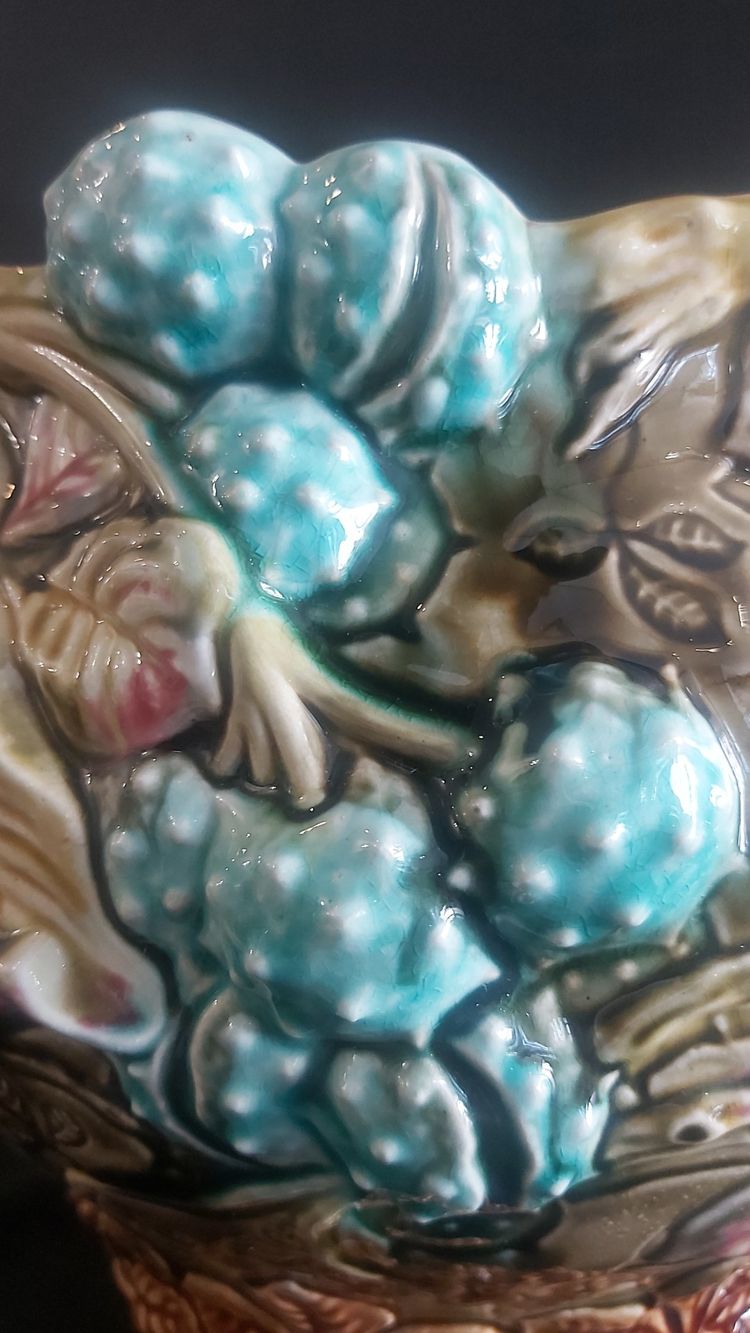 Jugendstil-Schlickertopf aus der Fayencerie d'Onnaing