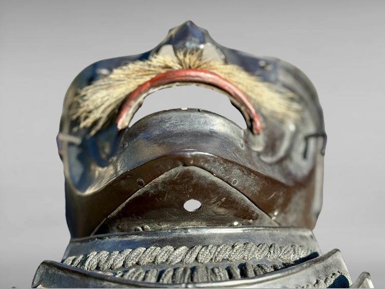 Mempo Samurai Half Mask - Shōwa Era (1926-1989).