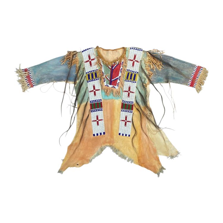 HEMD DES MANNS INDIENS DER PLAINES, LAKOTA, DAKOTA des Südens