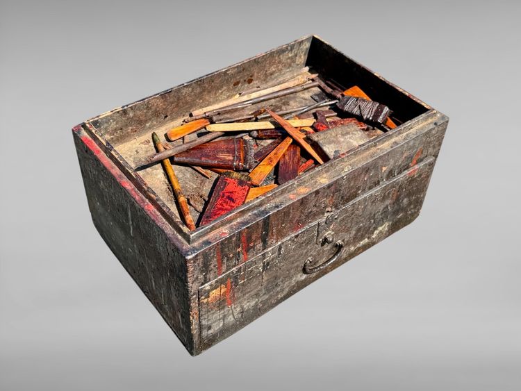 Kodansu-Schatulle eines Lackierers- Edo-Zeit (1603-1868).